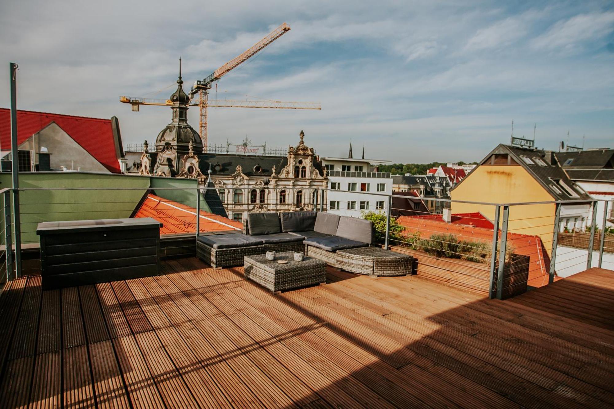 Traumhaftes Apartment Am Dom Mit Grosser Dachterrasse Zwickau Extérieur photo
