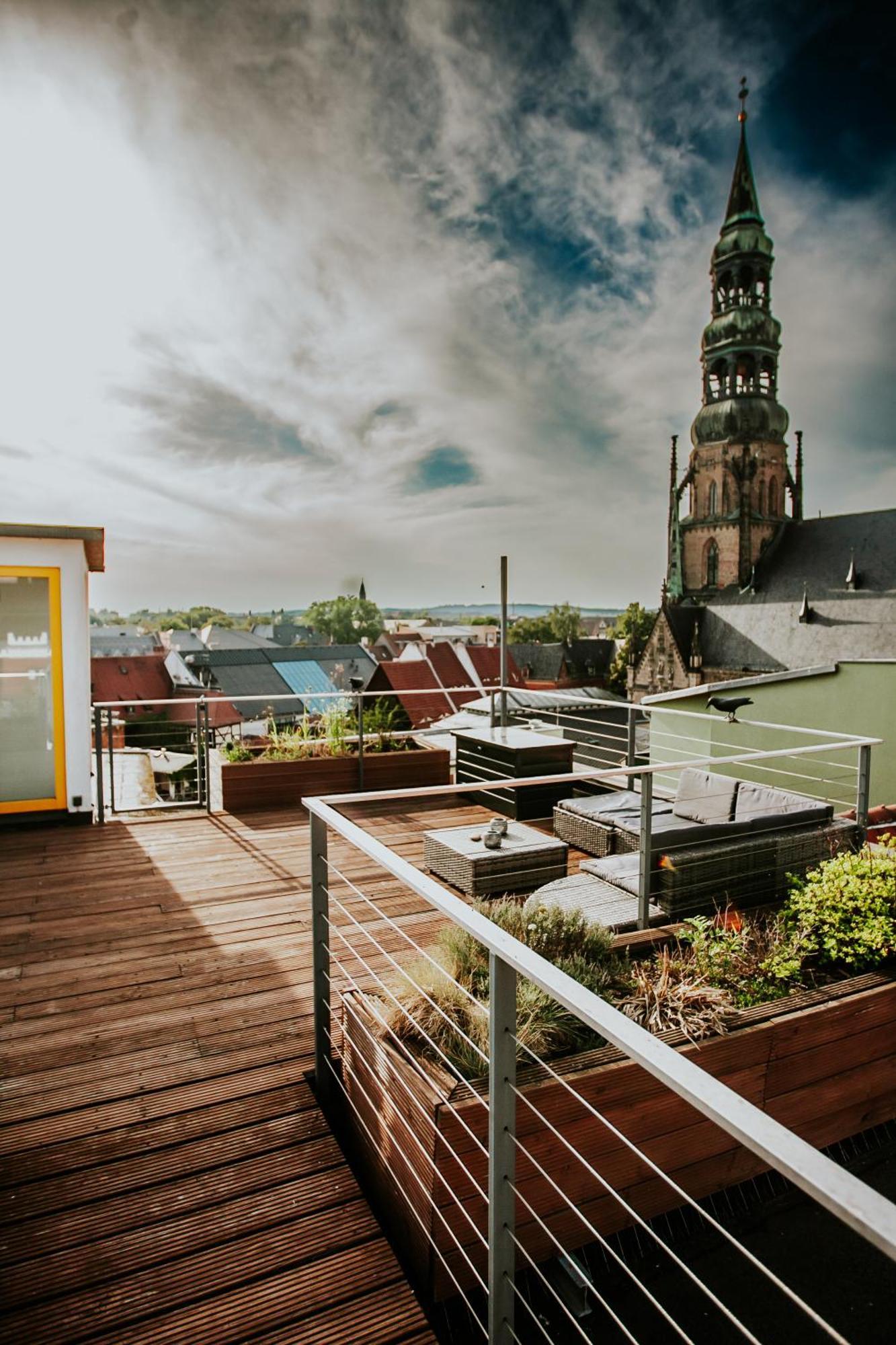 Traumhaftes Apartment Am Dom Mit Grosser Dachterrasse Zwickau Extérieur photo