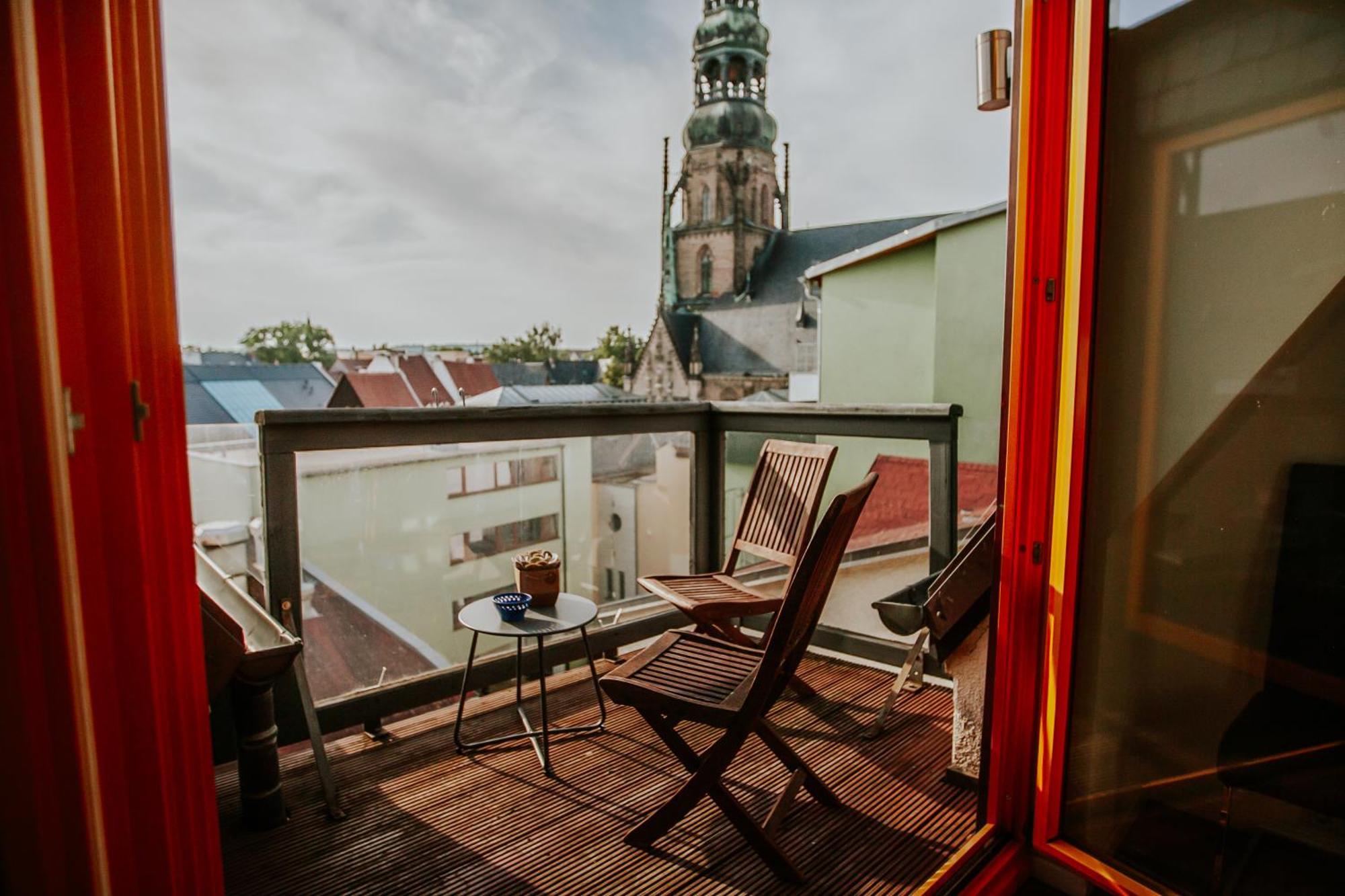 Traumhaftes Apartment Am Dom Mit Grosser Dachterrasse Zwickau Extérieur photo